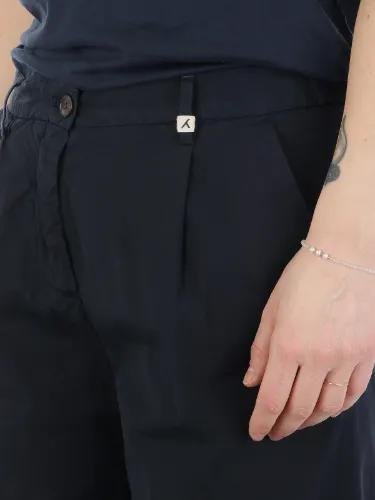 Picture of MYTHS | Women's Wide-Legs Cotton Trousers