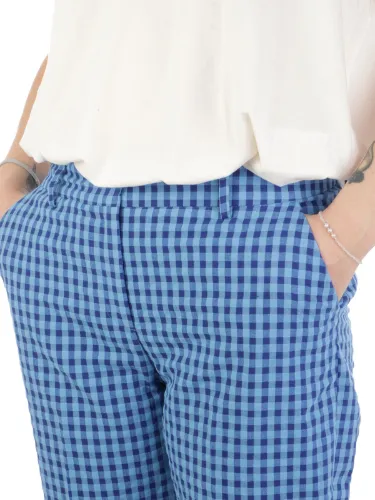 Immagine di VIA MASINI 80 | Pantaloni Donna Vichy in Cotone