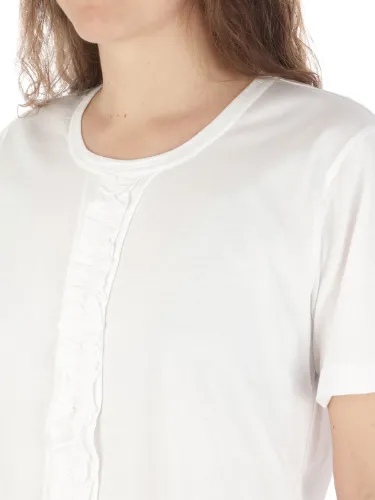 Picture of ASPESI | Women's Flared T-Shirt with Ruffles