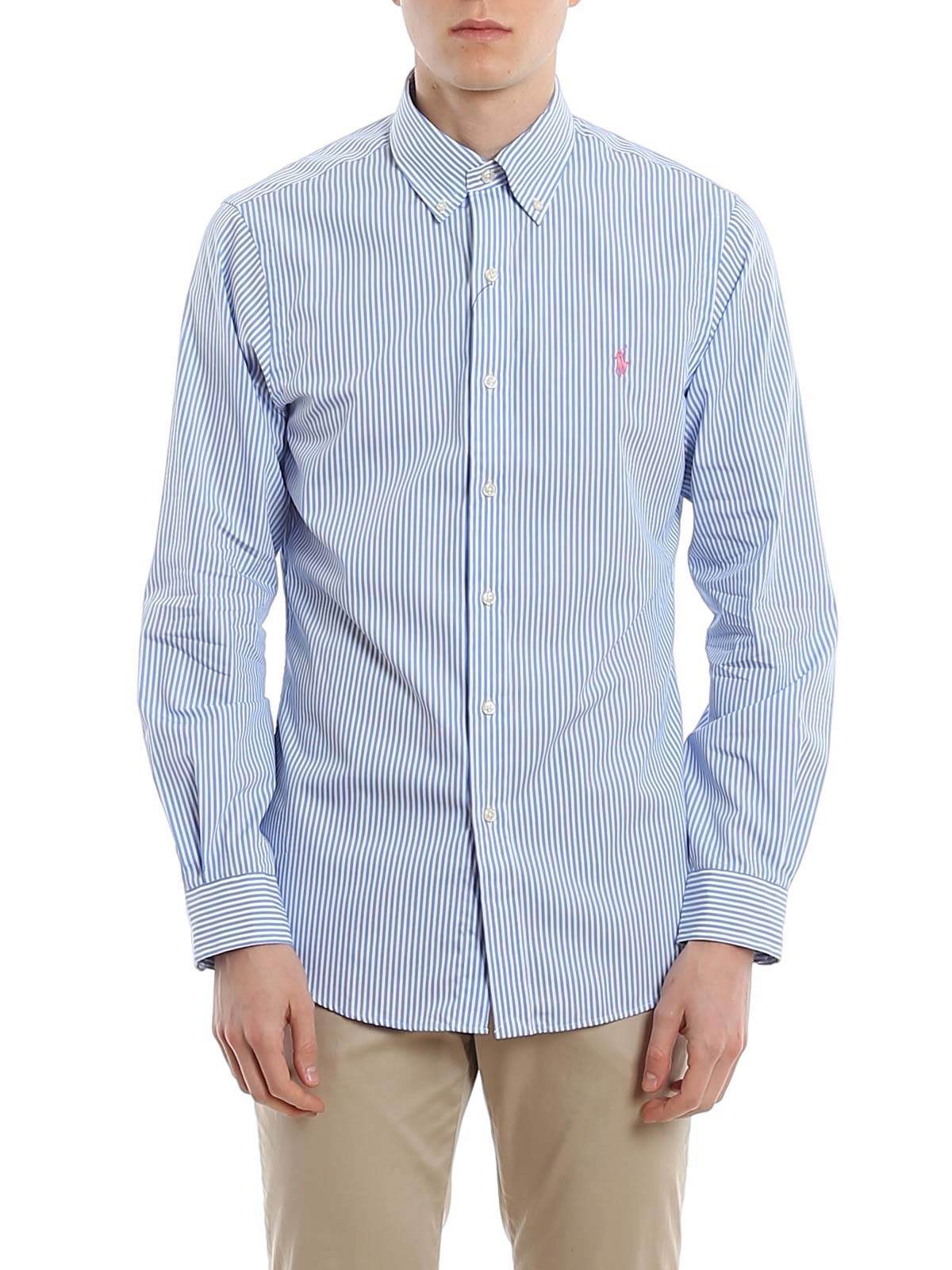 polo ralph lauren poplin shirt slim fit white