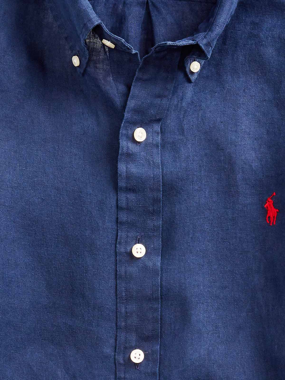 camicia lino ralph lauren