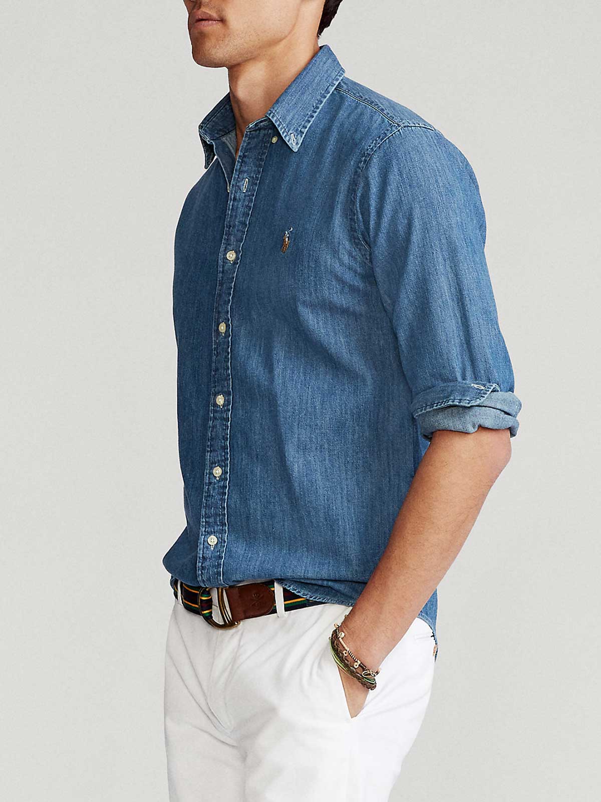 camicia uomo denim
