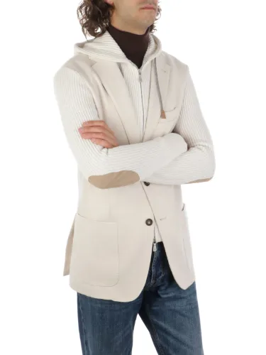 Picture of ELEVENTY | Men's Blazer with Front Layer and Hood