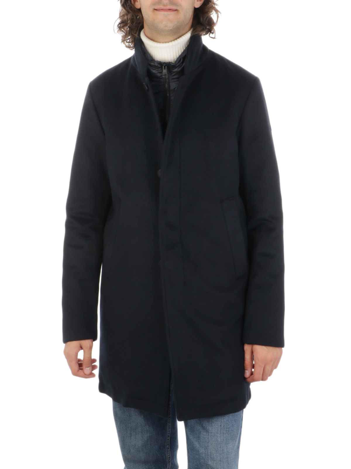 DUNO Men's Fondo Prato Coat Navy | FONDO PRATO | Botta & B Online Store