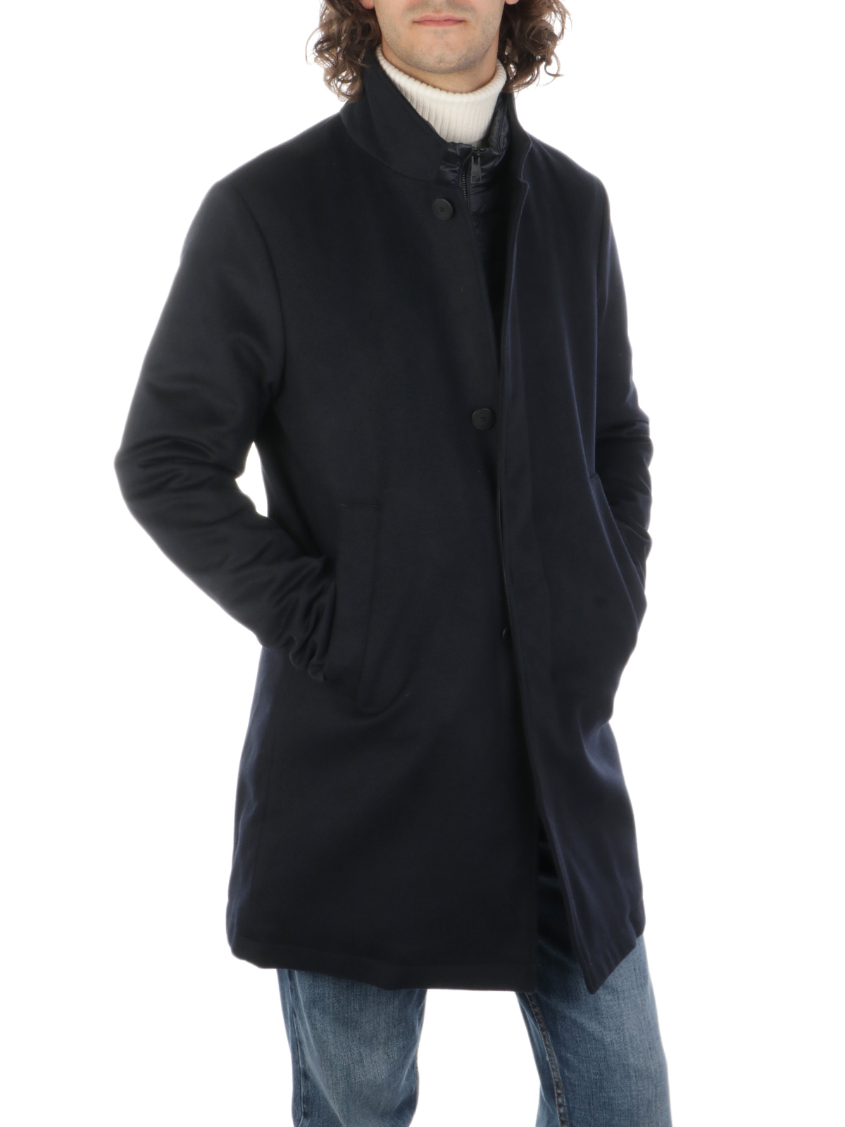 DUNO Cappotto Uomo Fondo Prato Navy FONDO PRATO Botta B
