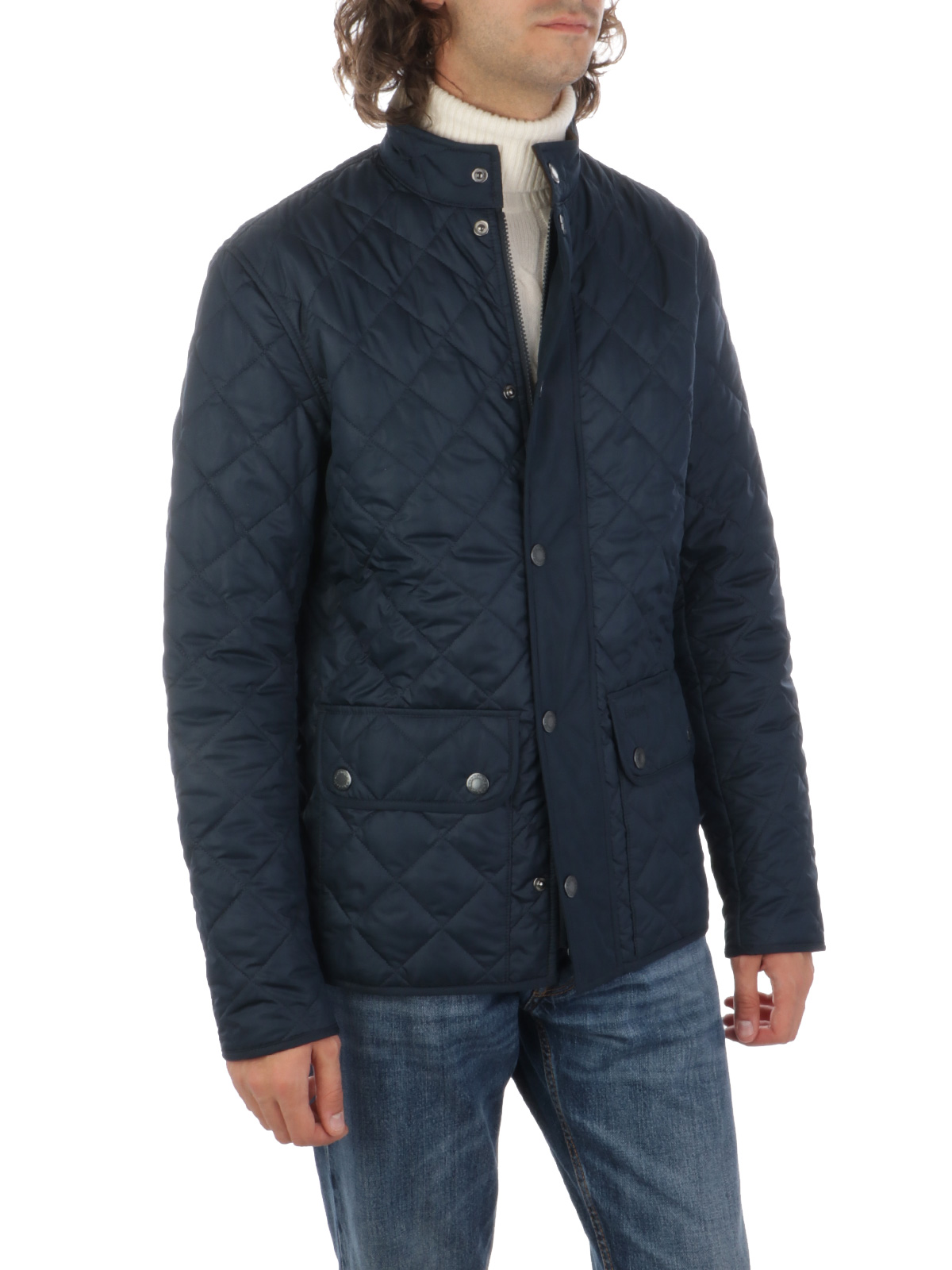 Barbour jeans mens sales navy