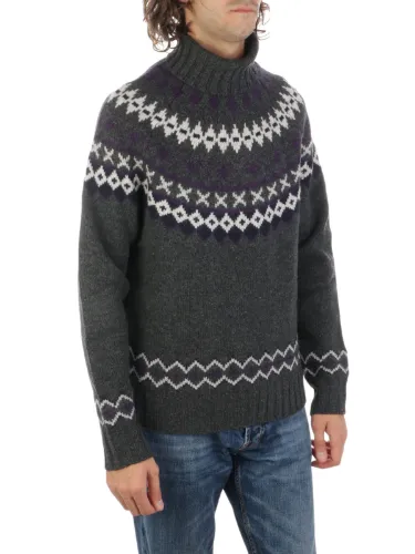 Immagine di BARBOUR | Dolcevita Uomo Roose Fair Isle