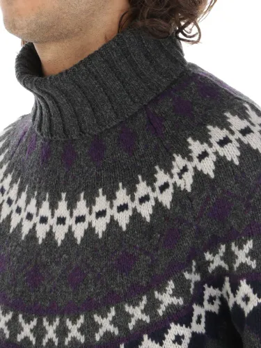 Immagine di BARBOUR | Dolcevita Uomo Roose Fair Isle