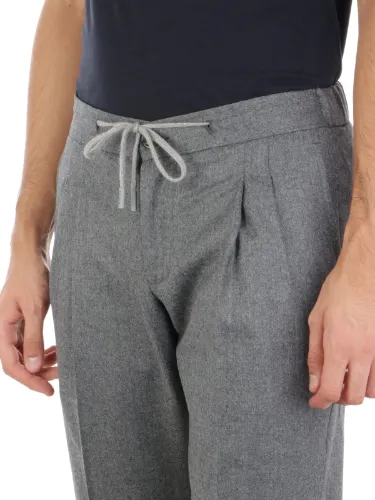 Picture of BARBA | Men's Wool Roma Trousers