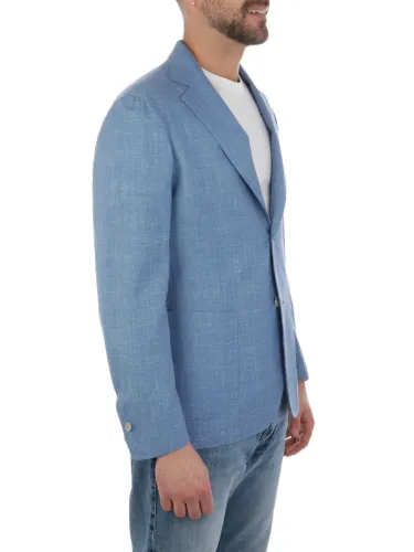 Picture of BARBA | Men's Easy Jacket in Wool and Silk