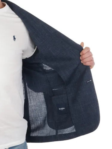 Picture of BARBA | Men's Easy Jacket in Wool and Silk