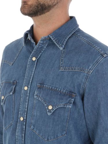 Immagine di FORTELA | Camicia Texana Uomo in Denim