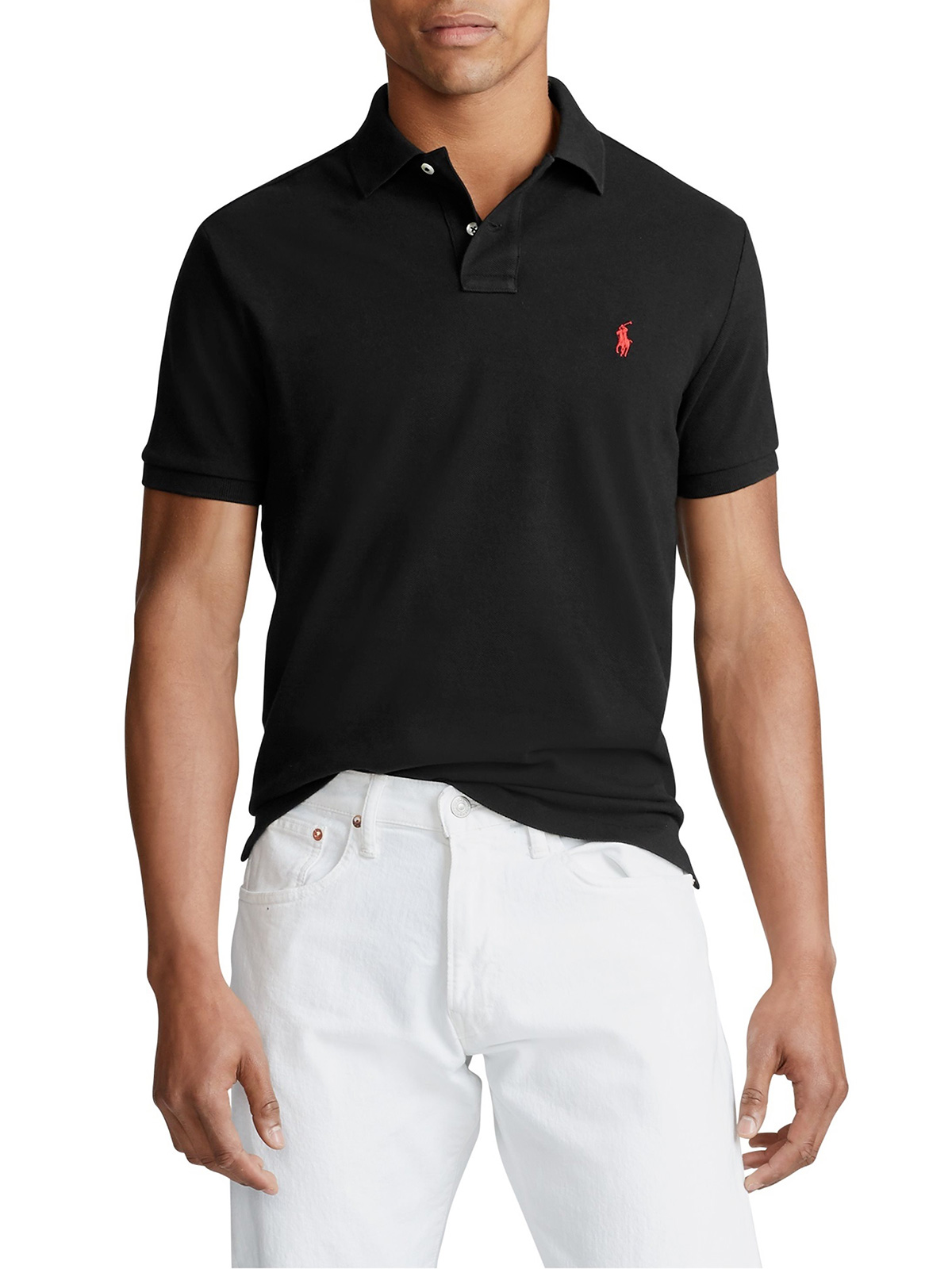 Black shirt polo ralph lauren on sale