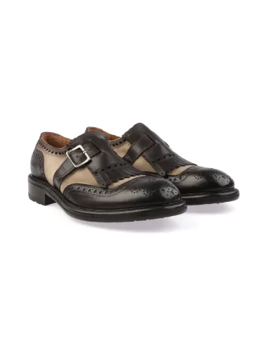 Picture of BOTTI | Men's Leather Ranch Brogue