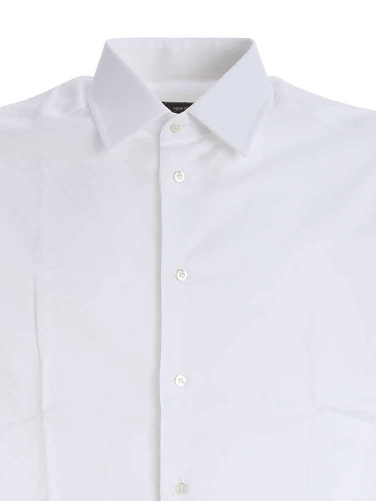 EMPORIO ARMANI Men s New York Stretch Shirt White 91CN5L91C45 Botta B Online Store