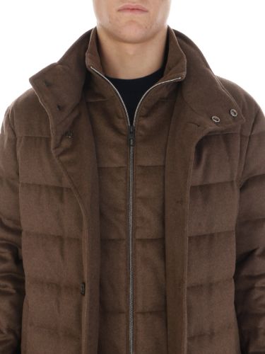 Immagine di MONTECORE | Cappotto Uomo in Lana e Seta Imbottito