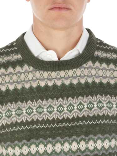 Picture of BARBOUR | Men's Fairisle Crew Neck Sweater