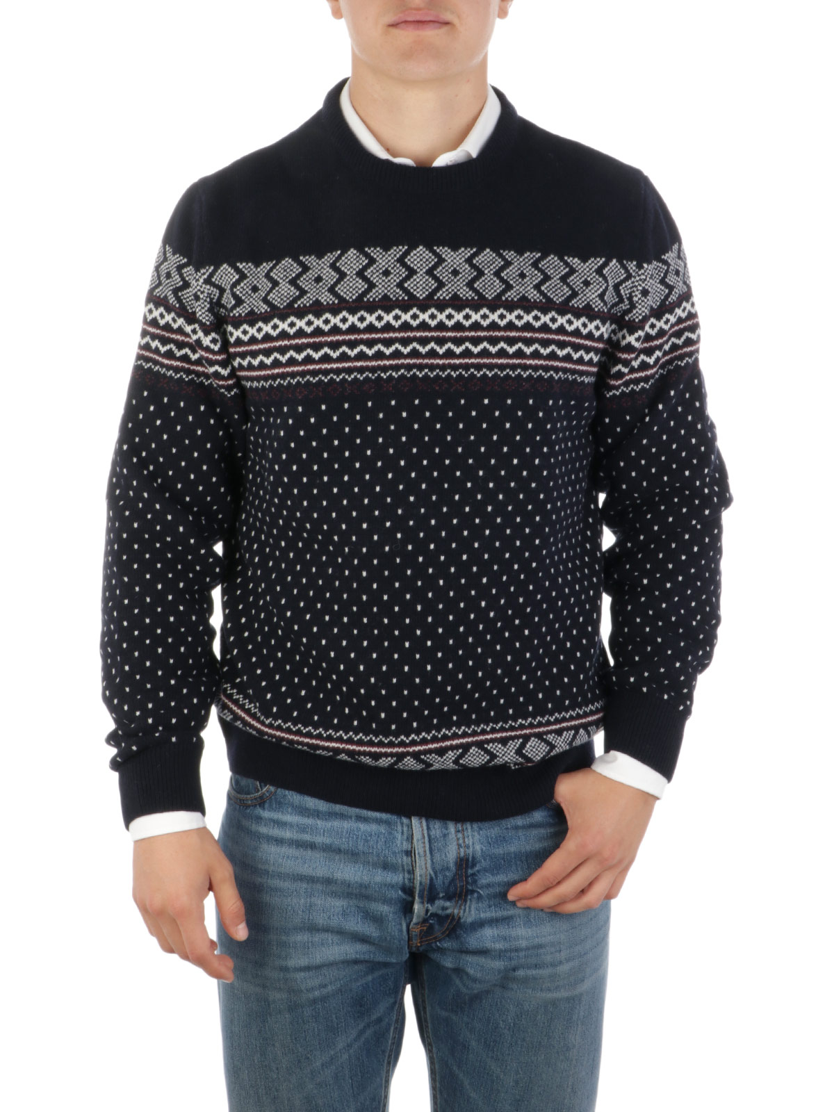 BARBOUR Men s Fairisle Crew Neck Sweater