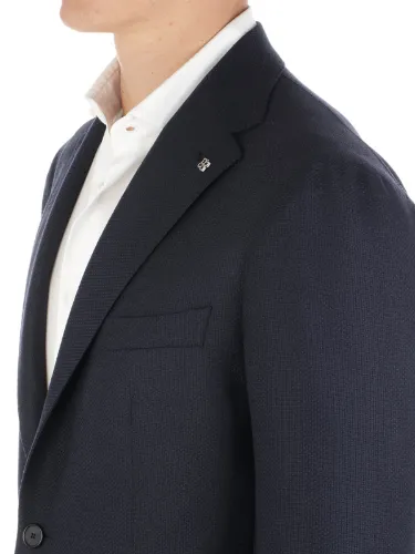 Picture of TAGLIATORE | Men's Bird's Eye Wool Blazer