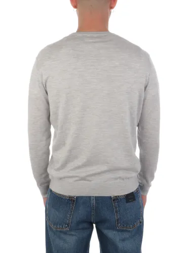 Picture of MALO | Men's Cashmere and Silk Roundneck Sweater