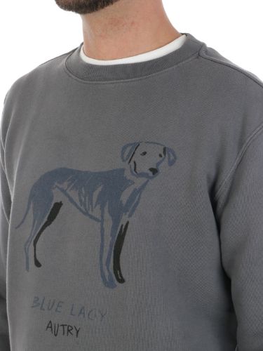 Picture of AUTRY | Men's Blue Lacy Cotton Sweatshirt