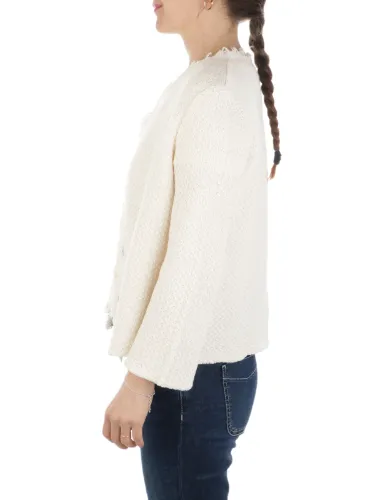 Picture of BASE | Women's Bouclè Cotton Chanel Jacket