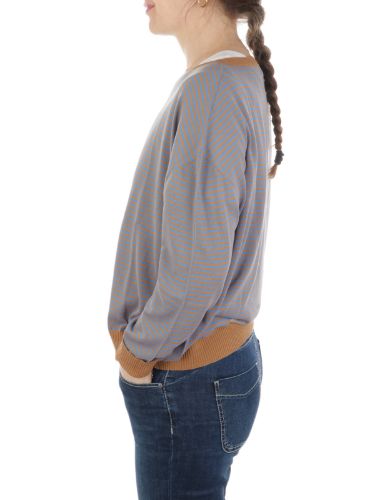 Immagine di MIA BASIC | Maglia Donna Boxy a Righe