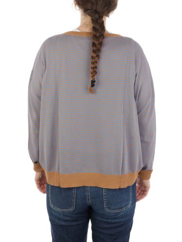 Immagine di MIA BASIC | Maglia Donna Boxy a Righe
