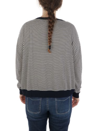 Immagine di MIA BASIC | Maglia Donna Boxy a Righe