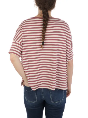 Picture of MAIDAMILA | Women's Stretch Viscose Striped T-Shirt