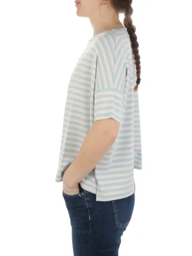 Immagine di MAIDAMILA | T-Shirt Donna Rigata in Viscosa Stretch
