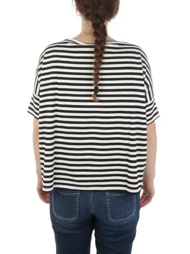 Immagine di MAIDAMILA | T-Shirt Donna Rigata in Viscosa Stretch