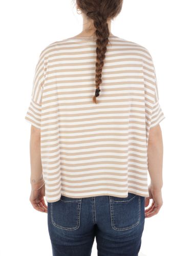 Immagine di MAIDAMILA | T-Shirt Donna Rigata in Viscosa Stretch