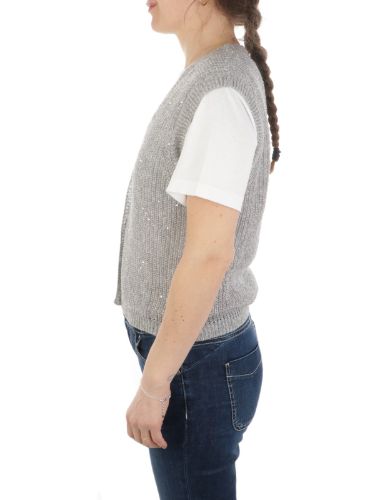 Immagine di PESERICO | Gilet Donna Slim in Lino