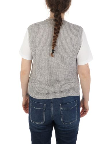 Immagine di PESERICO | Gilet Donna Slim in Lino