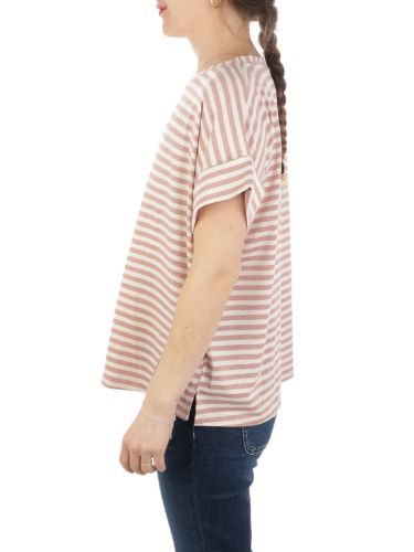 Immagine di B.YU | T-Shirt Donna Girocollo Riga Lurex