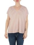 Immagine di B.YU | T-Shirt Donna Scollo a V Riga Lurex