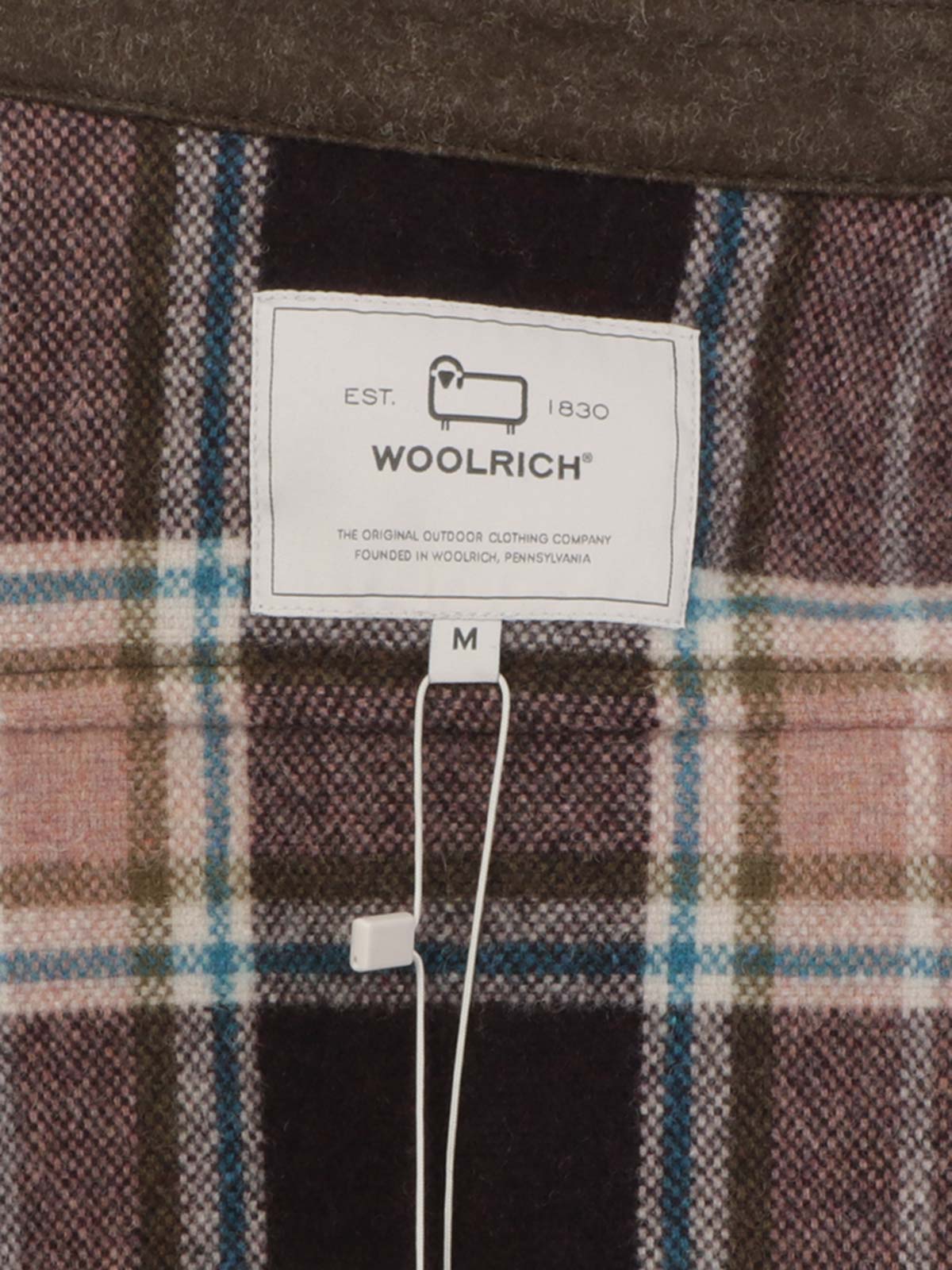 Picture of WOOLRICH | Men's Alaskan Overshirt in Melton Wool