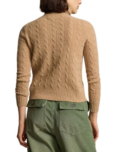 Picture of POLO RALPH LAUREN | Women's Turtleneck Sweater in Wool and Cashmere