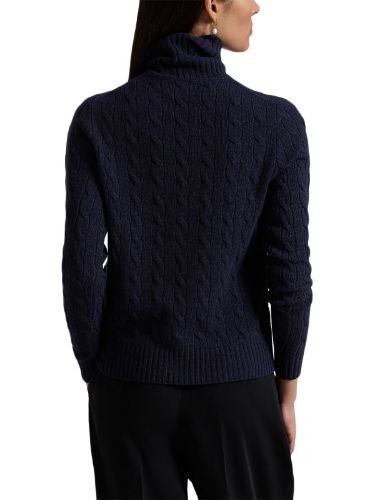 Picture of POLO RALPH LAUREN | Women's Turtleneck Sweater in Wool and Cashmere