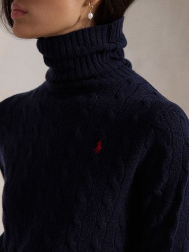 Picture of POLO RALPH LAUREN | Women's Turtleneck Sweater in Wool and Cashmere