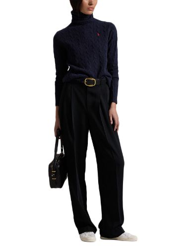 Picture of POLO RALPH LAUREN | Women's Turtleneck Sweater in Wool and Cashmere
