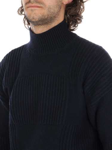 Picture of WOOLRICH | Men's Ribbed Wool Turtleneck Sweater