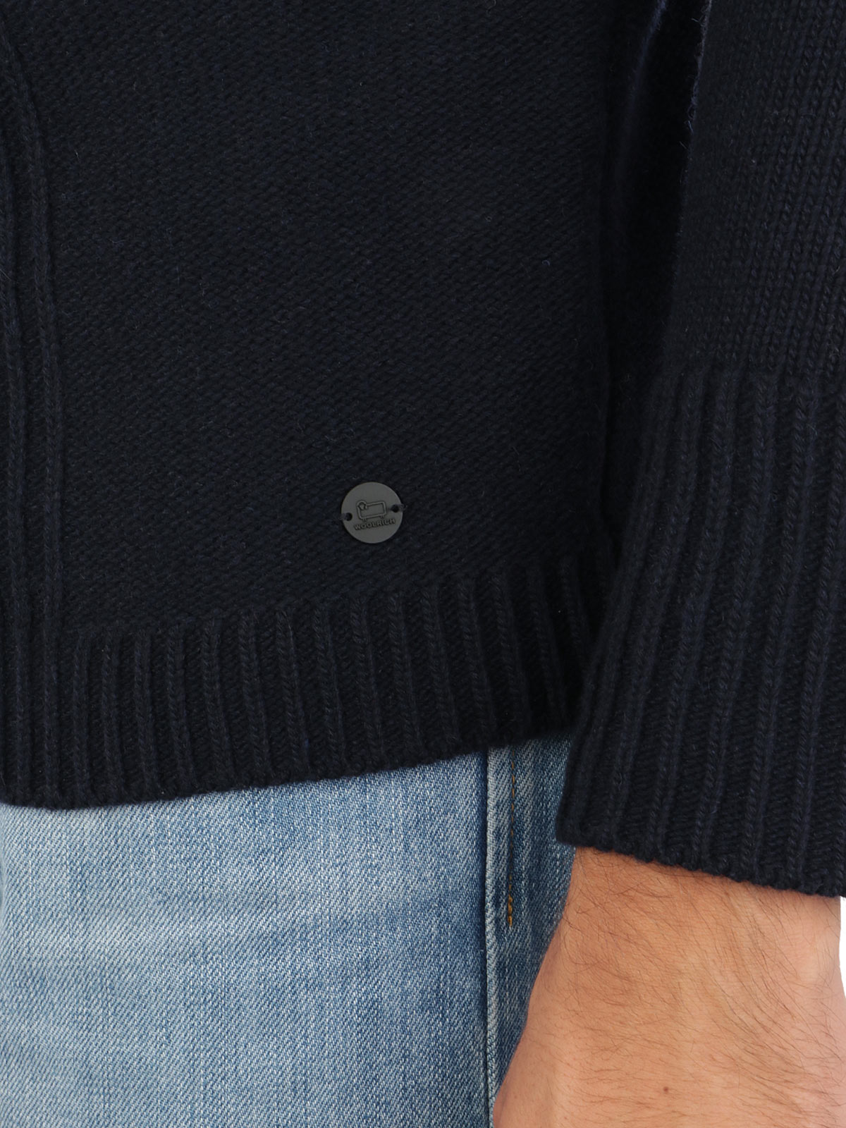 Picture of WOOLRICH | Men's Ribbed Wool Turtleneck Sweater