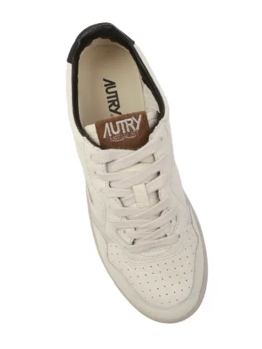 Picture of AUTRY | Men's Medalist Low Hammered Leather Sneakers