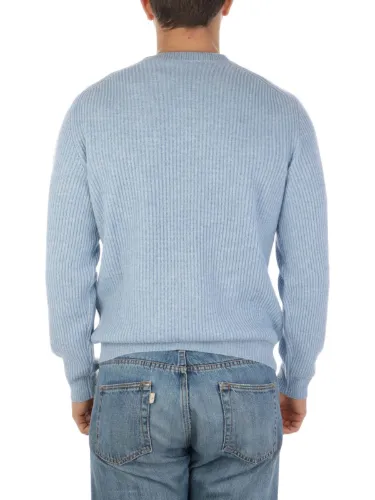 Picture of ONES | Men's Cashmere Ribbed Roundneck Sweater