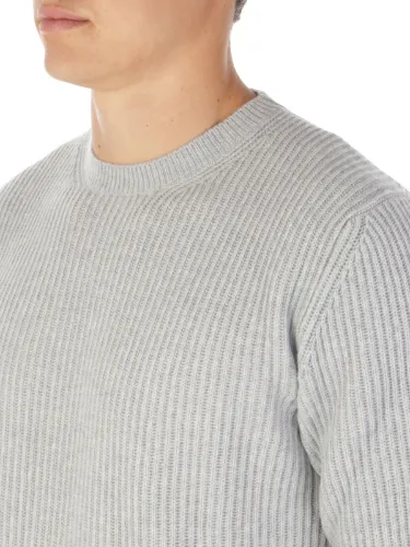 Picture of ONES | Men's Cashmere Ribbed Roundneck Sweater