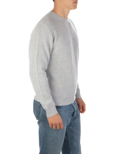 Picture of ONES | Men's Cashmere Ribbed Roundneck Sweater