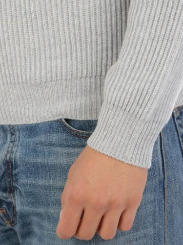 Picture of ONES | Men's Cashmere Ribbed Roundneck Sweater