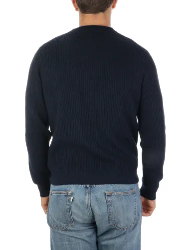 Picture of ONES | Men's Cashmere Ribbed Roundneck Sweater